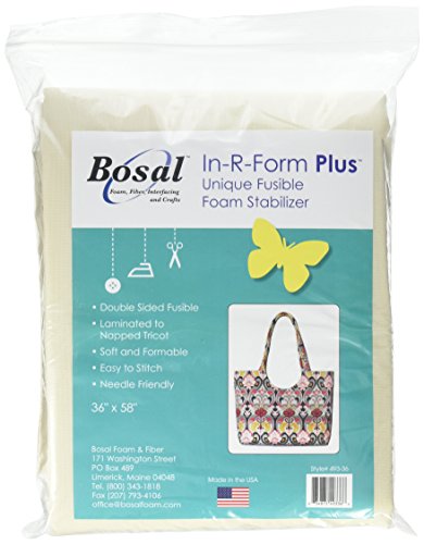 Bosal Foam & Fiber In-R-Form Plus Double Sided Fusible Foam Stabilizer 36in x 58in