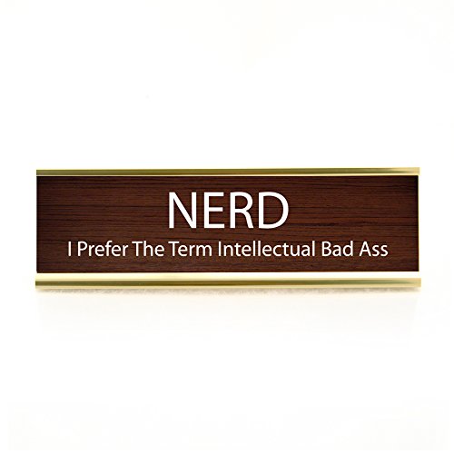 Enesco ONIM Plaque Desk Nerd