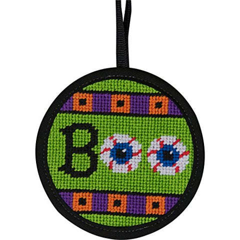 Boo Stitch-Ups Christmas Ornaments (4" Round)