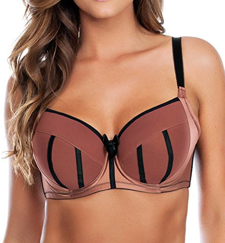 Charlotte Padded Bra 36JJ, Bronze