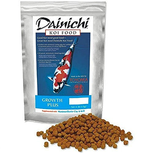 Koi Food Growth Plus 11 lb, Medium Pellet