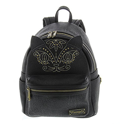 Cat Mini Faux Leather Backpack