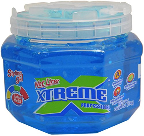 Xtreme Professional Wet Line Styling Gel Extra Hold Blue, 35.26 oz
