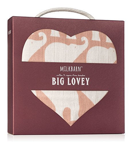 Bamboo Big Lovey 36” x 36, Rose Elephant