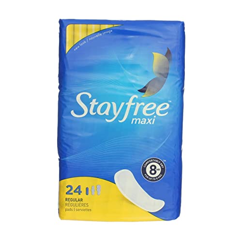 Stayfree Maxi Pads Regular 24 Each