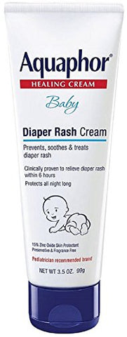 Aquaphor Baby 3 in1 Diaper Rash Cream,  3.5 oz.