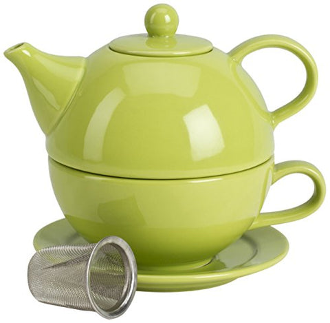 Teaz Cafe Tea For One with Infuser - Citron, 10 oz Teapot/8 oz Cup