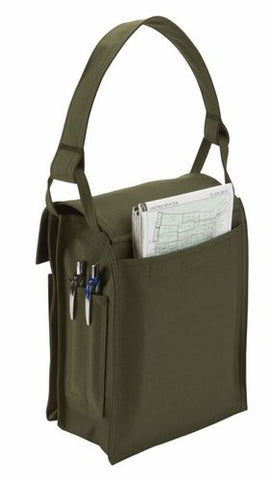 Mission Publications “Pubs” Bag. Pilot, Navigator, LEO  REGULAR Size Olive Green