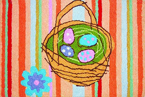 Spring Basket, Jellybean Rug 21" x 33"