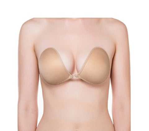 Super Nubra, Padded Self-Adhesive Bra,Tan, Size C