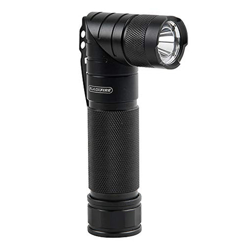 Blackfire, Flashlights, Twist Flashlight Tactical, 3 AAA Cell Batteries Included, Black, 4.75"