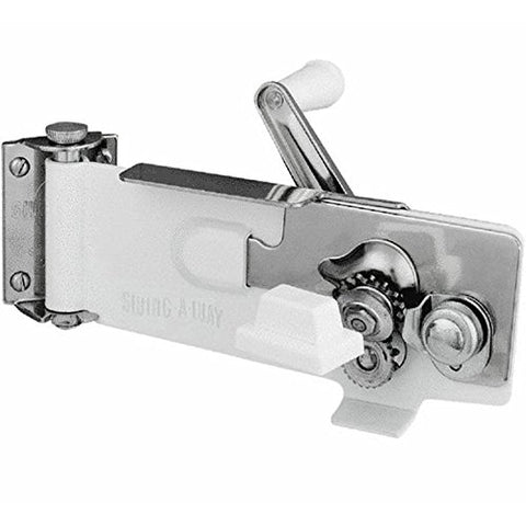 Swing-A-Way Wall Can Opener Magnetic White