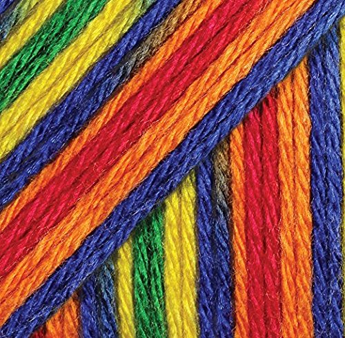 Caron Simply Soft Yarn - Paints Crayon Variegated 204 Yards 4 OZ