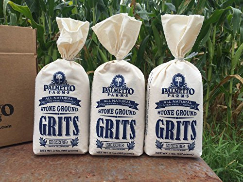 Stone Ground Mixed Grits, 2 lb. Cotton Bag