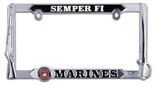Us Marines Semper Fi 3D License Plate Frame