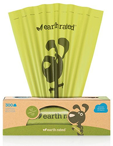 Earth Rated Poop Bags - UNSCENTED Dispensing Box