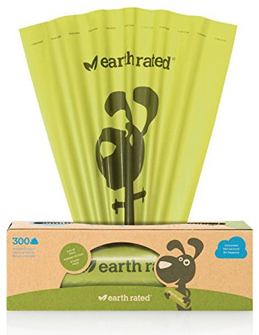Earth Rated Poop Bags - UNSCENTED Dispensing Box