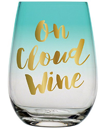 20oz Stemless Wine On Cloud Wine Glass