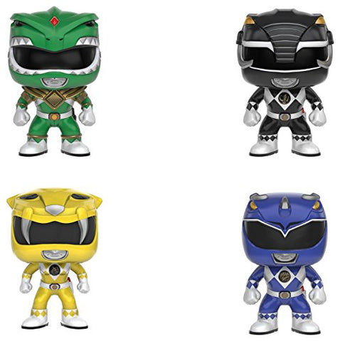 POP TV: Power Rangers - Green Ranger, POP TV: Power Rangers - Black Ranger, POP TV: Power Rangers - Yellow Ranger and POP TV: Power Rangers - Blue Ranger