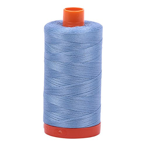 Aurifil- 50wt Cotton 1,422yd, Light Delft Blue