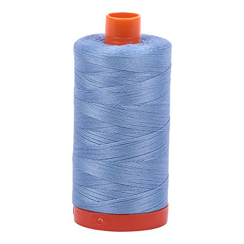 Aurifil- 50wt Cotton 1,422yd, Light Delft Blue