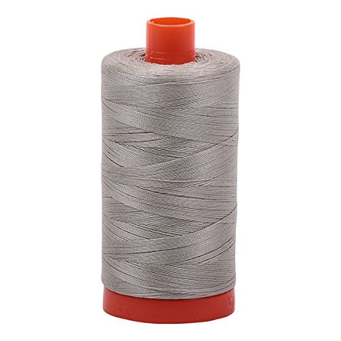Aurifil- 50wt Cotton 1,422yd, Light Grey