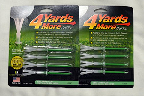 4 Yards More Golf Tees - 4" - 4 Count