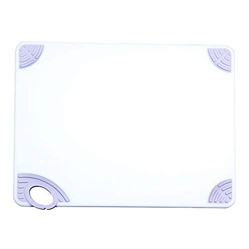 STATIKBOARD Cutting Board with Hook,15"x20"x1/2",White