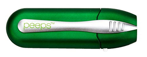 Peeps All-In-One Lens Cleaner For Eyeglasses And Sunglasses In Emerald Green