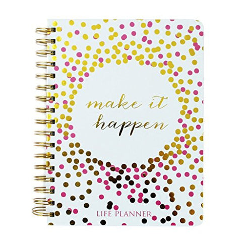Life Planner Inspirational - Pink Dots
