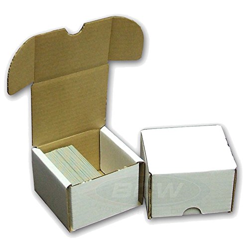 BCW 200 COUNT STORAGE BOX, CARDBOARD, 4 1/2" X 3" X 4 1/8" EXTERIOR, 3 1/2" X 2 3/4" X 3 3/4" INTERIOR