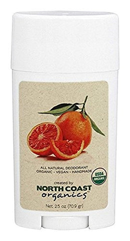 North Coast Organics - 2.5 oz Blood Orange Organic Deodorant