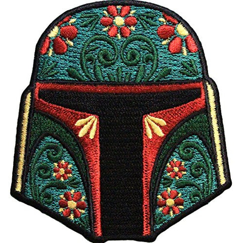 Star Wars Patches Series 1, Boba Fett Floral Helmet