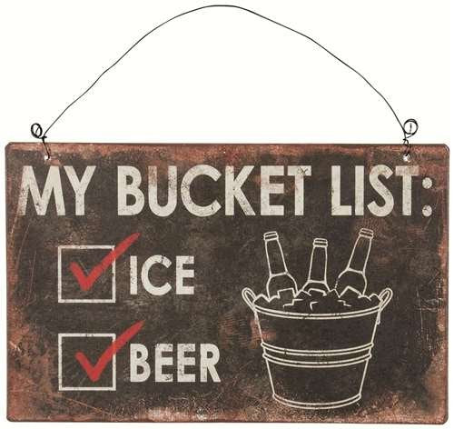 "My Bucket List" Wall Décor