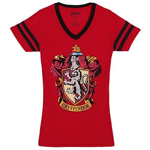 Harry Potter Gryffindor Jrs V-Neck-L