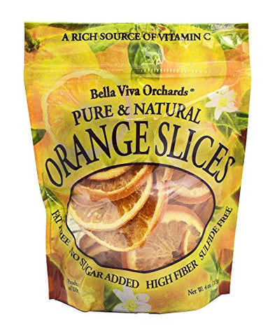 Natural Orange Slices Bag 4 oz