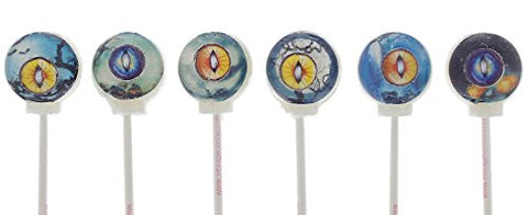 3D cat eyes Halloween lollipops, 6 Assorted Flavors