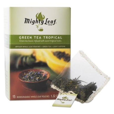 Mighty Leaf Green Tea Tropical 15ct