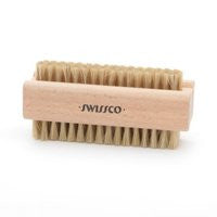 Wooden Nail Brush, Natural Bristle