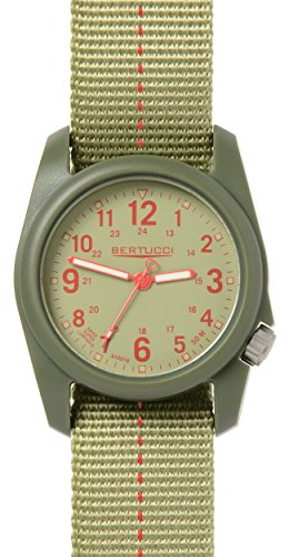 Dx3 Plus 40mm 7/8" 1.5oz, Patrol Green w Red Dial/Band
