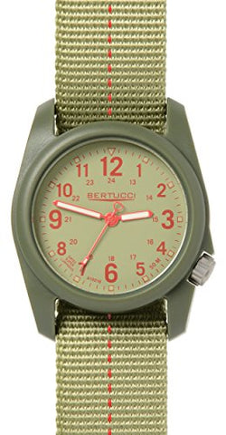 Dx3 Plus 40mm 7/8" 1.5oz, Patrol Green w Red Dial/Band