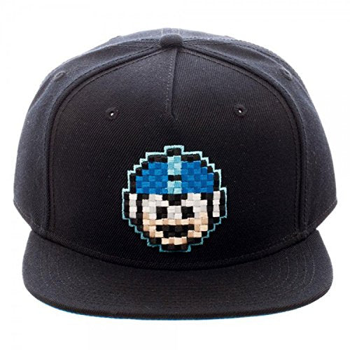 Megaman 8 Bit Black Snapback
