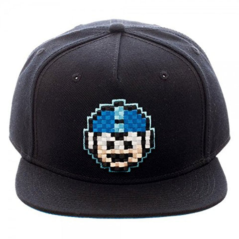 Megaman 8 Bit Black Snapback