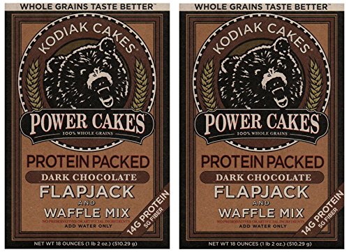 Kodiak Power Cakes Dark Chocolate Flapjack & Waffle Mix , 18 oz
