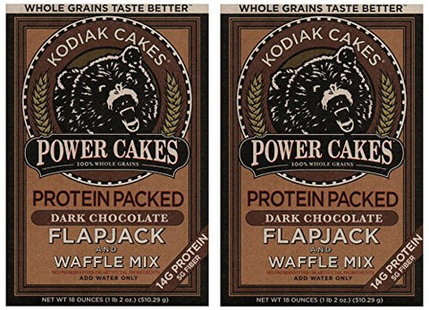 Kodiak Power Cakes Dark Chocolate Flapjack & Waffle Mix , 18 oz