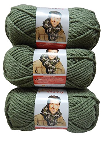 Bernat Softee Chunky Yarn - Solid Forest 108 Yards 3.5 OZ