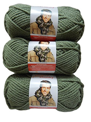 Bernat Softee Chunky Yarn - Solid Forest 108 Yards 3.5 OZ