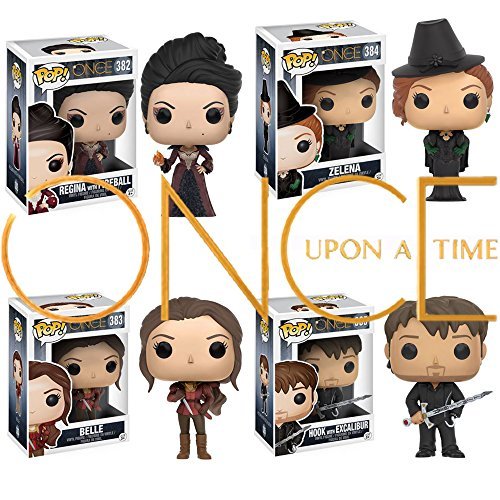 POP TV: Once Upon A Time - Regina (w/ Fireball), POP TV: Once Upon A Time - Belle, POP TV: Once Upon A Time - Zelena and POP TV: Once Upon A Time - Hook (w/Excalibur)