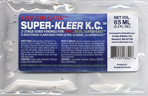 Super-Kleer Finings (Kieselsol/Chitosan) - 65 mL Packet
