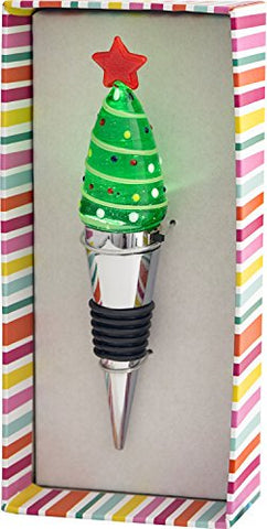 Light-Up Glass Stoppers - Tree